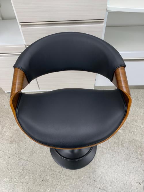 ハイテーブル＆カウンターチェアセット ブラウン×ブラック