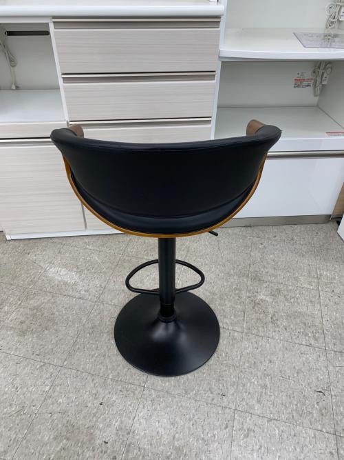 ハイテーブル＆カウンターチェアセット ブラウン×ブラック