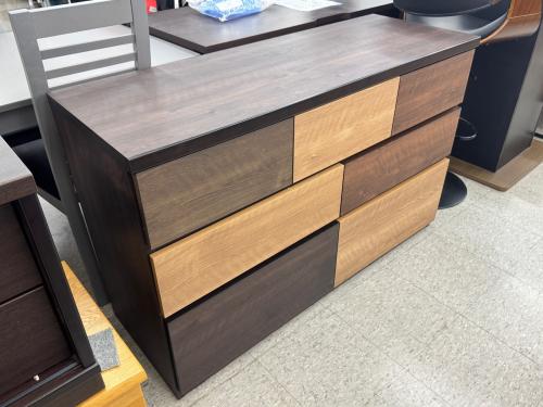 ニトリ ローチェスト ブラウン×ナチュラル RANDAM