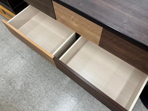 ニトリ ローチェスト ブラウン×ナチュラル RANDAM