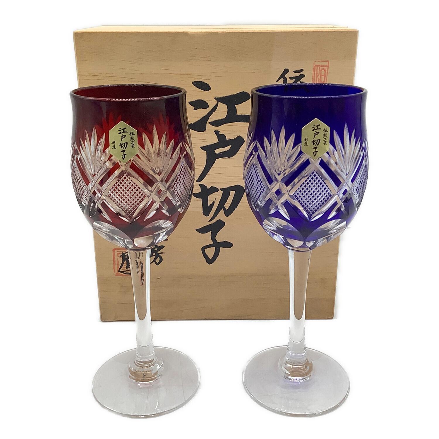 江戸切子 (エドキリコ) 切子グラス 彩鳳 2Pセット｜トレファクONLINE