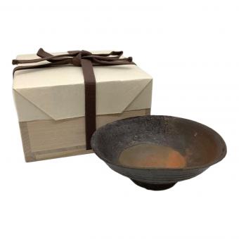 備前焼 (ビゼンヤキ) 大盃 高力芳照作 窯変