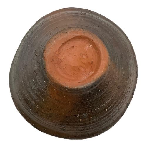 備前焼 (ビゼンヤキ) 大盃 高力芳照作 窯変