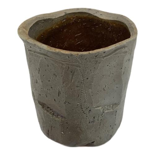 備前焼 (ビゼンヤキ) 胡麻焼酎杯 内田和彦