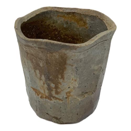 備前焼 (ビゼンヤキ) 胡麻焼酎杯 内田和彦