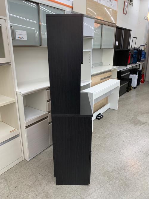 レンジボード ブラック 2枚扉