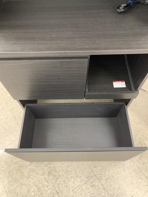 レンジボード ブラック 2枚扉