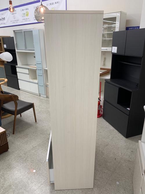 レンジボード ホワイト 3枚扉