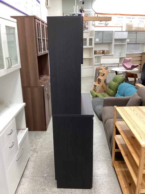 IRIS OHYAMA (アイリスオーヤマ) レンジボード ブラウン 2枚扉