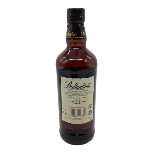 バランタイン (Ballantine's) スコッチウィスキー 700ml 箱付 21年 未開封