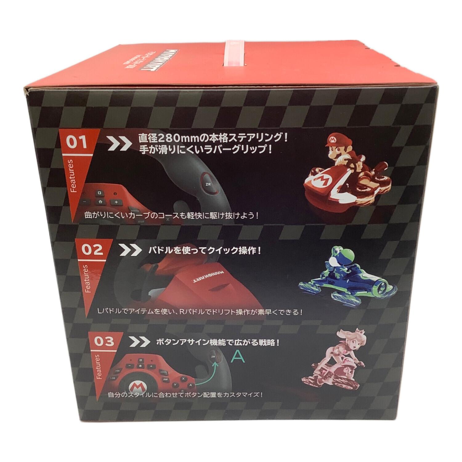 マリオカート8 デラックス トレーシングホイール　hori ソフト　セット HORI マリオカートレーシングホイールDX for Nintendo Switch の通販