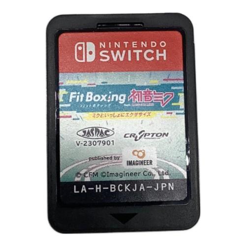 Nintendo Switch用ソフト Switch Fit Boxing feat. 初音ミク ‐ミクといっしょにエクササイズ‐ CERO A (全年齢対象)