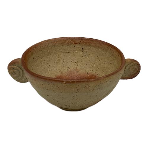 備前焼 (ビゼンヤキ) 耳盃 末廣学