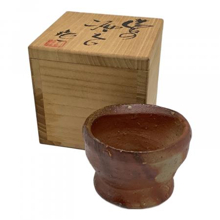 隠崎隆一の備前焼会の異端児の湯飲み木製箱のセット 備前焼 (ビゼンヤキ) 酒呑 隠崎隆一｜トレファクONLINE