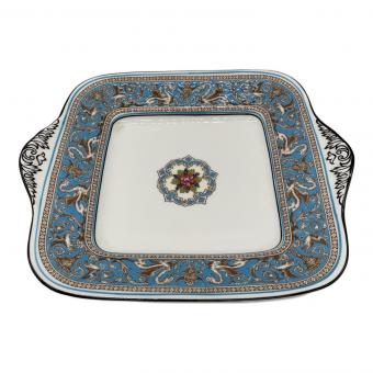 Wedgwood (ウェッジウッド) スクエアプレート フロレンティーン・ターコイズ