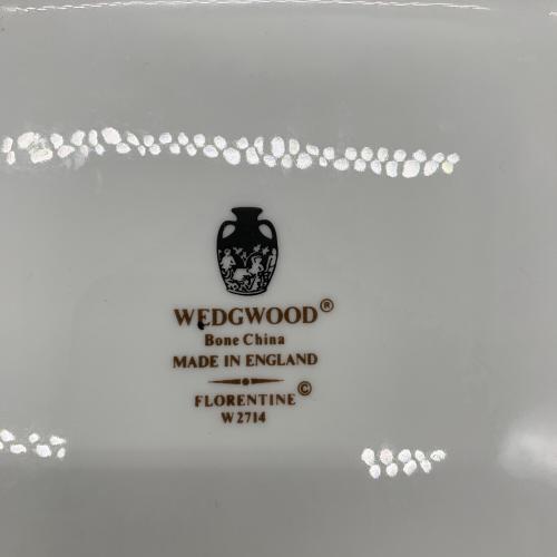 Wedgwood (ウェッジウッド) スクエアプレート フロレンティーン・ターコイズ