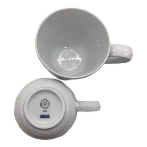 ROYAL COPENHAGEN (ロイヤル・コペンハーゲン) マグカップ ホワイトフルーテッド・ハーフレース 2Pセット