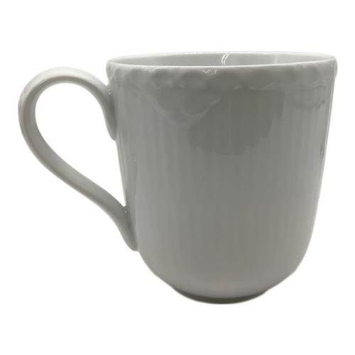 ROYAL COPENHAGEN (ロイヤル・コペンハーゲン) マグカップ ホワイトフルーテッド・ハーフレース 2Pセット