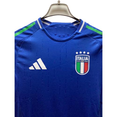 adidas (アディダス) イタリア代表 2024 ホーム オーセンティックユニフォーム レプリカTシャツ IN0658 メンズ SIZE M ネイビー