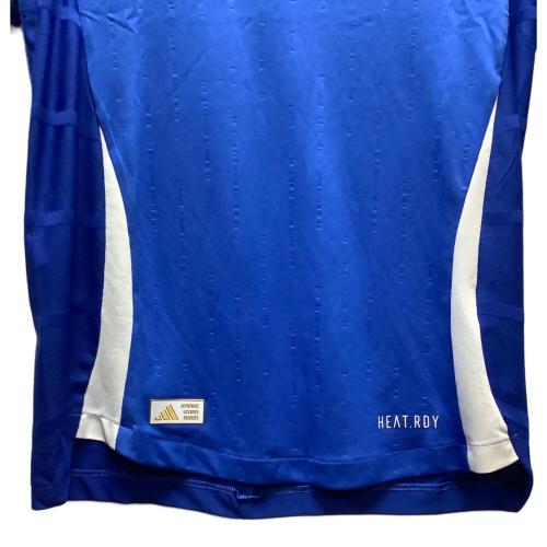 adidas (アディダス) イタリア代表 2024 ホーム オーセンティックユニフォーム レプリカTシャツ IN0658 メンズ SIZE M ネイビー