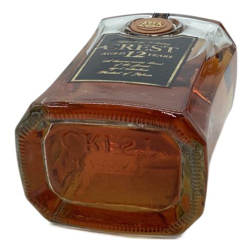 サントリー ウィスキー 700ml クレスト 12年 未開封