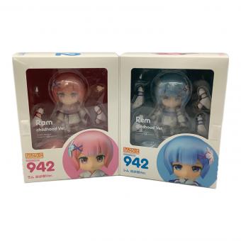 GOODSMILE COMPANY (グッドスマイルカンパニー) フィギュア 開封品 Re;ゼロから始める異世界生活 ラム＆レム幼少期Ver ねんどろいど