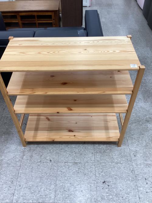 無印良品 (ムジルシリョウヒン) ユニットシェルフ ナチュラル 86cm パイン材