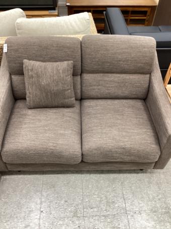 2人掛けソファー ブラウン