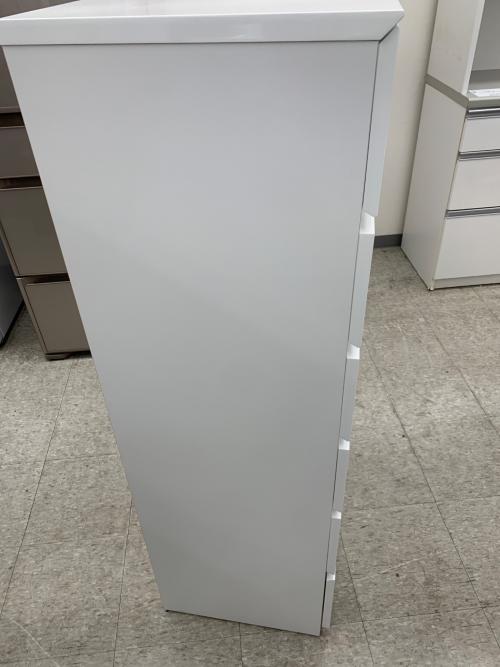 ニトリ 6段チェスト ホワイト クエス