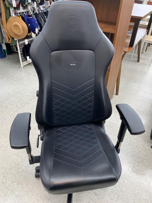 noblechairs (ノーブルチェアーズ) ゲーミングチェア ブラック×ブルー PUレザー HRO