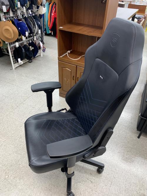 noblechairs (ノーブルチェアーズ) ゲーミングチェア ブラック×ブルー PUレザー HRO