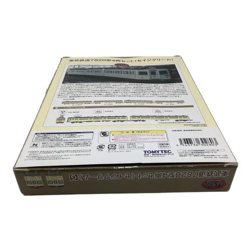 Nゲージ TOMYTEC 東武鉄道7820型4両セット(セイジクリーム）