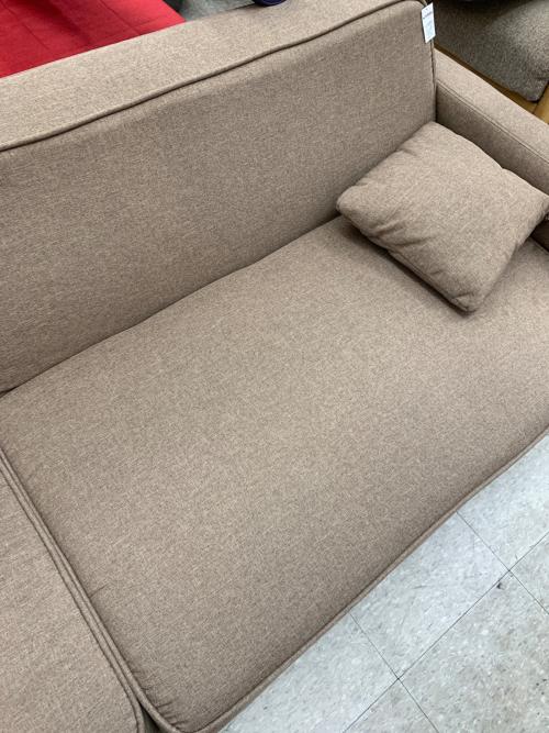 YAMAZEN (ヤマゼン) 2人掛けソファー ブラウン 341 FHS-160 ファブリック