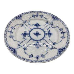 ROYAL COPENHAGEN (ロイヤル・コペンハーゲン) 19cmプレート ブルーフルーテッド・ハーフレース