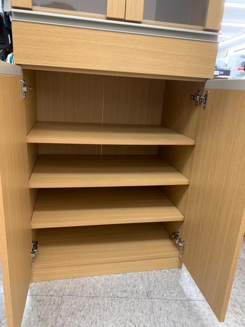 ニトリ 食器棚 ナチュラル フォルム