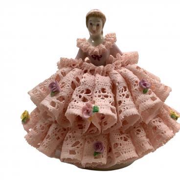 大型ドレスデン レースドール　30㎝ IRISH DRESDEN (アイリッシュドレスデン) レースドール フィギュリン