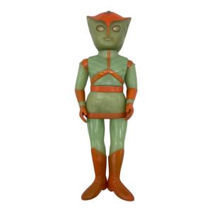 ブルマアク (ブルマァク) トリプルファイター オレンジファイター　ソフビフィギュア 面取れ