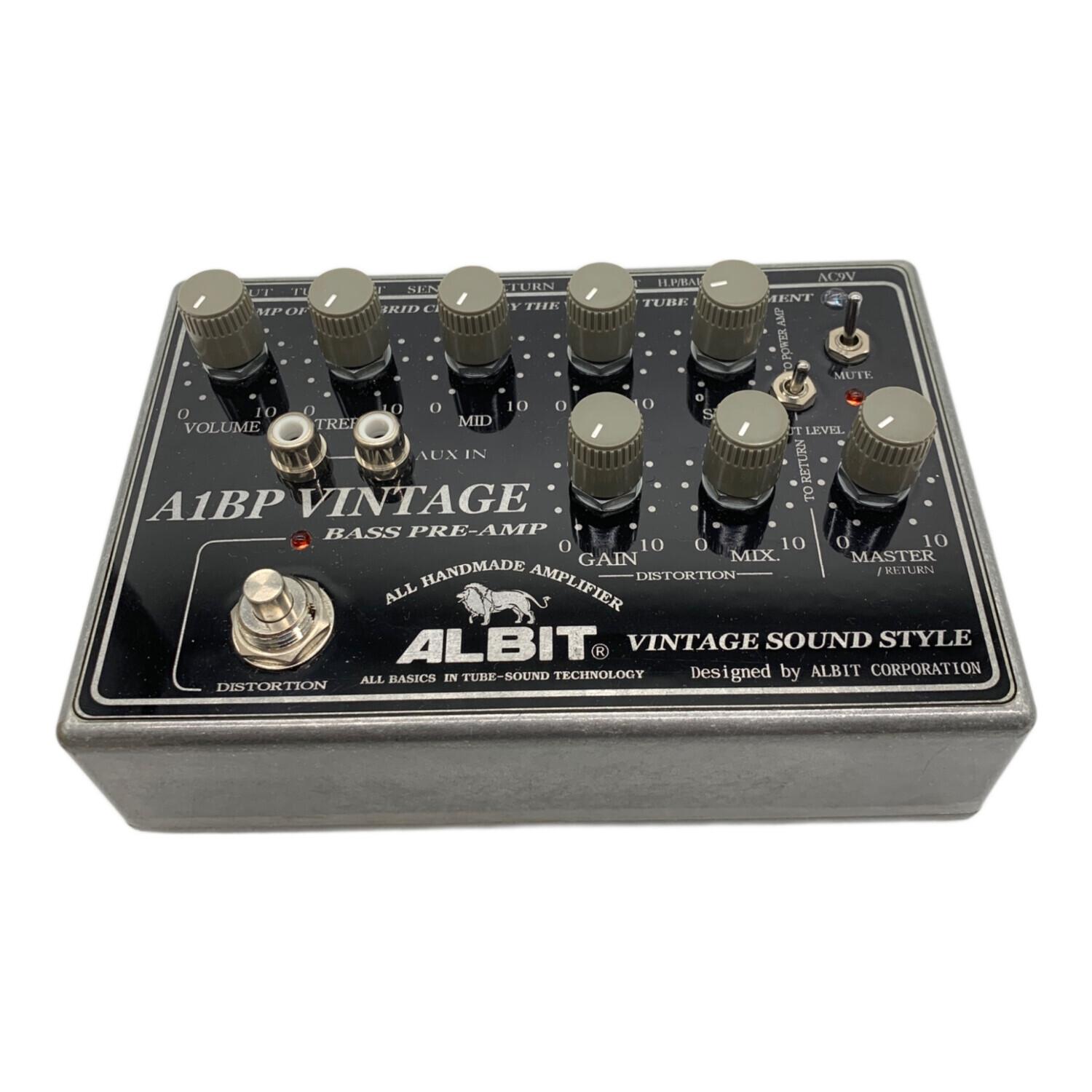ALBIT A1BP pro（初期モデル） Vintageベースプリアンプ ALBIT A1BP pro（初期モデル） Vintageベースプリアンプ ALBIT A1BP
