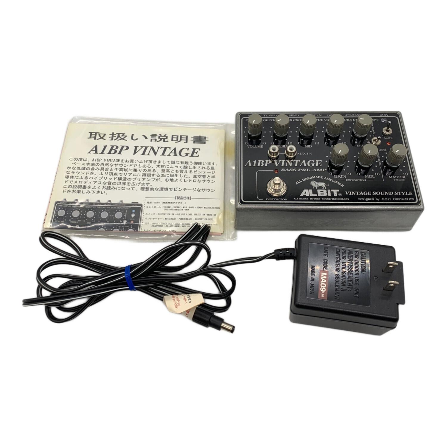 ALBIT (アルビット) A1BP VINTAGE ベースアンプ｜トレファクONLINE