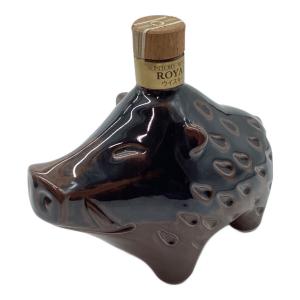 サントリー ローヤル ウィスキー 600ml 未開封 陶器干支ボトル 亥（イノシシ）
