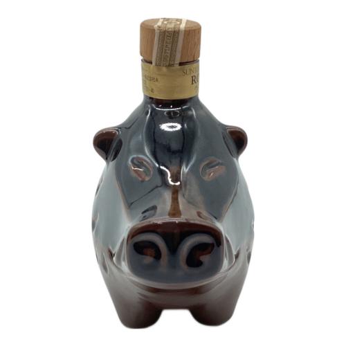 サントリー ローヤル ウィスキー 600ml 未開封 陶器干支ボトル 亥（イノシシ）