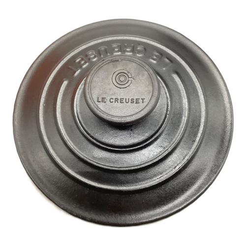 LE CREUSET (ルクルーゼ) 両手鍋 フランス製 14cm* マットブラック シグニチャーココット・ロンド