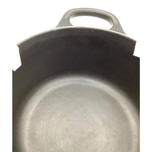 LE CREUSET (ルクルーゼ) 両手鍋 フランス製 14cm* マットブラック シグニチャーココット・ロンド