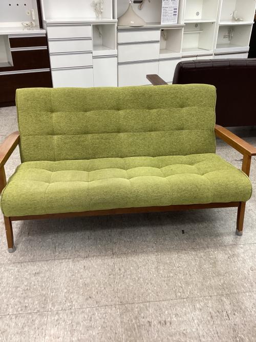 2人掛けソファー グリーン