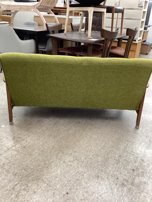 2人掛けソファー グリーン