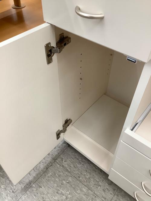 大和木工 (ヤマトモッコウ) キッチンカウンター 21 ホワイト