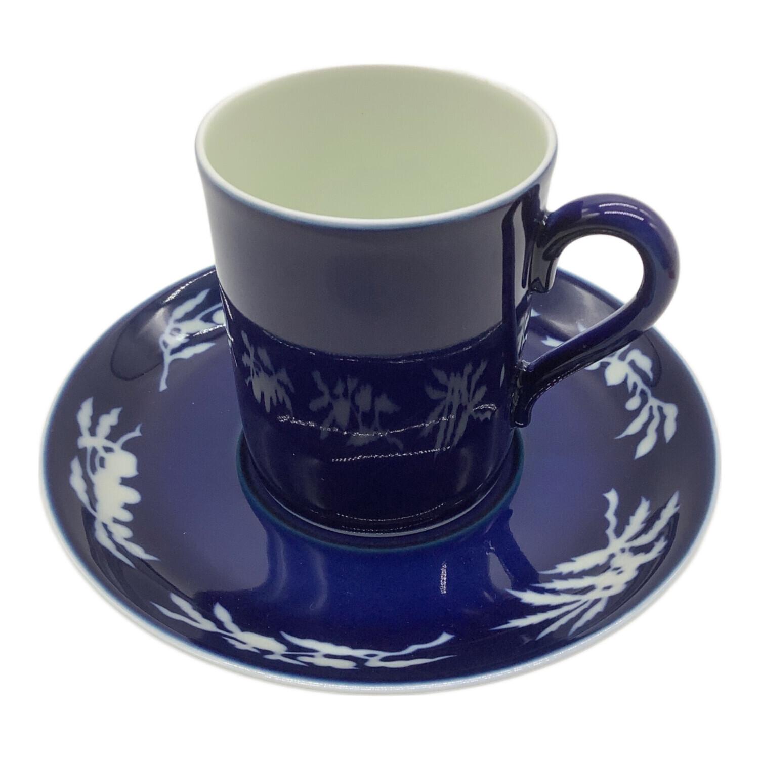 お値下げ 貴重！！　深川製磁　百周年記念作品　珈琲碗皿　デミタスカップ お値下げ 貴重！！ 深川製磁 百周年記念作品 珈琲碗皿 デミタスカップ