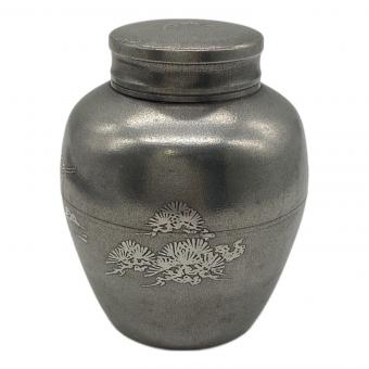 さつま岩切 茶壷 錫製