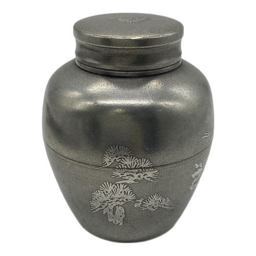 さつま岩切 茶壷 錫製