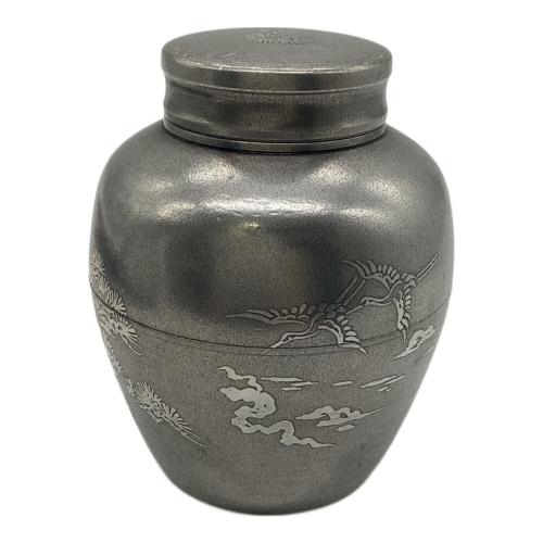 さつま岩切 茶壷 錫製